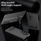 Compatible with Samsung Galaxy Z Fold 6 Kickstand PU Leather Case | BLACK