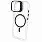 Transparent MagSafe Compatible Case for IPhone 17 with Metal Camera Ring (BLACK)