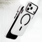 Transparent MagSafe Compatible Case for IPhone 17 Pro with Metal Camera Ring (BLACK)