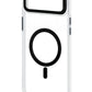 Transparent MagSafe Compatible Case for IPhone 17 Air with Metal Camera Ring (BLACK)