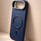 Compatible with IPhone 17 Air PU Leather MagSafe Case – Premium Magnetic Slim Cover (BLUE)