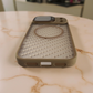 Compatible with IPhone 17 Pro Shockproof Transparent Frosted PC Magnetic Magsafe Case | BROWN
