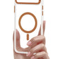 Transparent MagSafe Compatible Case for IPhone 17 Air with Metal Camera Ring (BROWN)