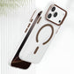 Transparent MagSafe Compatible Case for IPhone 17 Pro with Metal Camera Ring (BROWN)