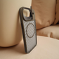 Compatible with IPhone 17 Air Shockproof Transparent Frosted PC Magnetic Magsafe Case | BROWN