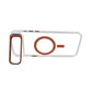Transparent MagSafe Compatible Case for IPhone 17 Air with Metal Camera Ring (BROWN)
