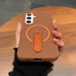 Compatible with Samsung Galaxy S26 Magnetic Kickstand Case – Premium Matte Back Cover (BROWN)
