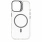 Transparent MagSafe Compatible Case for IPhone 17 with Metal Camera Ring (GREY)