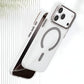 Transparent MagSafe Compatible Case for IPhone 17 Pro Max with Metal Camera Ring (GREY)