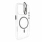 Transparent MagSafe Compatible Case for IPhone 17 with Metal Camera Ring (GREY)