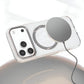 Transparent MagSafe Compatible Case for IPhone 17 Pro with Metal Camera Ring (GREY)
