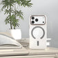 Transparent MagSafe Compatible Case for IPhone 17 Pro Max with Metal Camera Ring (GREY)