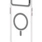 Transparent MagSafe Compatible Case for IPhone 17 Air with Metal Camera Ring (GREY)