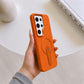 Compatible with Samsung Galaxy S26 Ultra Magnetic Kickstand Case – Premium Matte Back Cover (ORANGE)