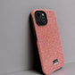 Compatible with IPhone 15 Luxury Orange Glitter Protective Case