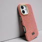 Compatible with IPhone 16 Luxury Orange Glitter Protective Case