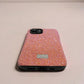 Compatible with IPhone 15 Luxury Orange Glitter Protective Case