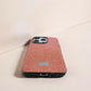 Compatible with IPhone 15 Pro Max Luxury Orange Glitter Protective Case