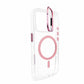 Transparent MagSafe Compatible Case for IPhone 17 with Metal Camera Ring (PINK)