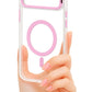 Transparent MagSafe Compatible Case for IPhone 17 Air with Metal Camera Ring (PINK)