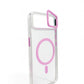 Transparent MagSafe Compatible Case for IPhone 17 Air with Metal Camera Ring (PINK)