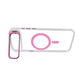 Transparent MagSafe Compatible Case for IPhone 17 Air with Metal Camera Ring (PINK)