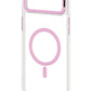 Transparent MagSafe Compatible Case for IPhone 17 Air with Metal Camera Ring (PINK)