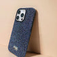 Compatible with IPhone 16 Pro Luxury Purple Glitter Protective Case