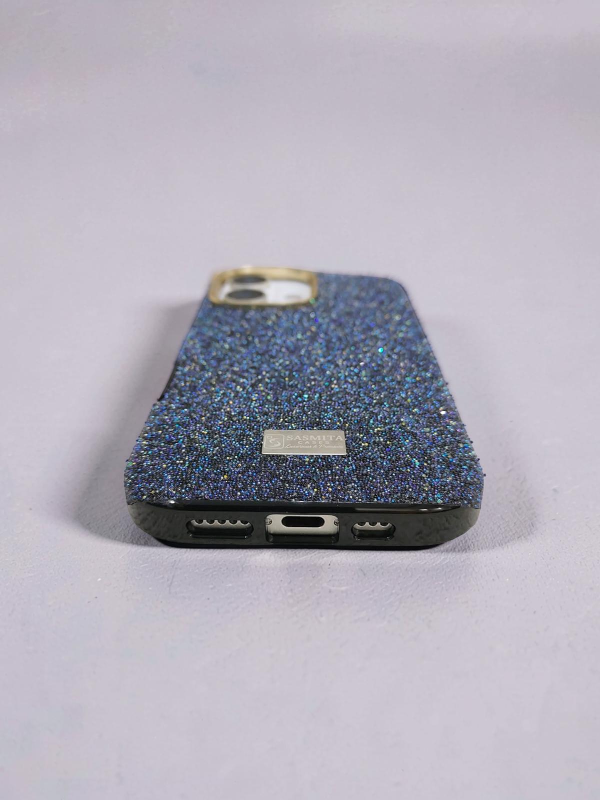 Compatible with IPhone 17 Luxury Purple Glitter Protective Case