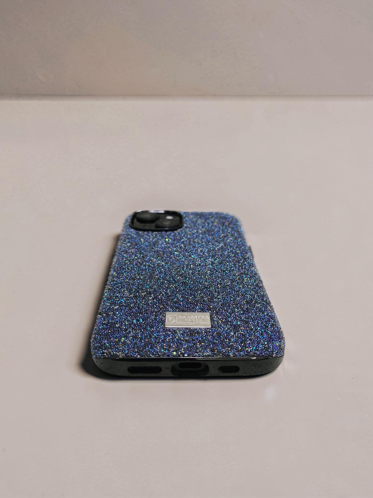 Compatible with IPhone 15 Luxury Purple Glitter Protective Case