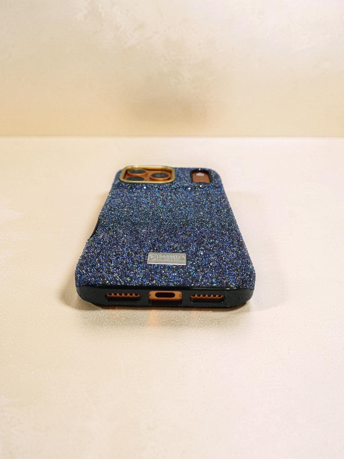 Compatible with IPhone 17 Pro Max Luxury Purple Glitter Protective Case