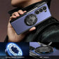 Compatible with Samsung Galaxy Z Fold 6 Magnetic Magsafe Case with 360° Ring Holder & Hinge Protection | PURPLE