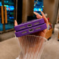 Luxury Crystal Magnetic Kickstand Case Compatible with IPhone 17 Pro Max (PURPLE)