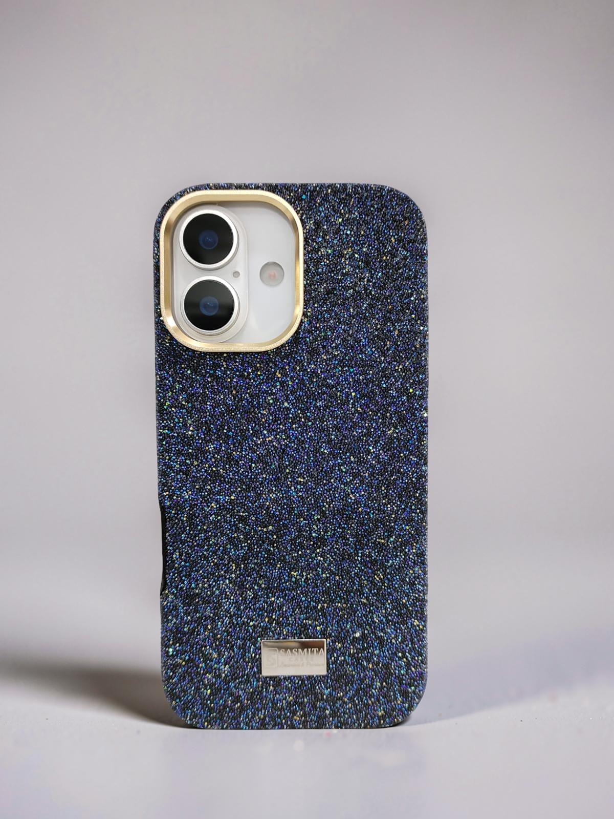 Compatible with IPhone 17 Luxury Purple Glitter Protective Case