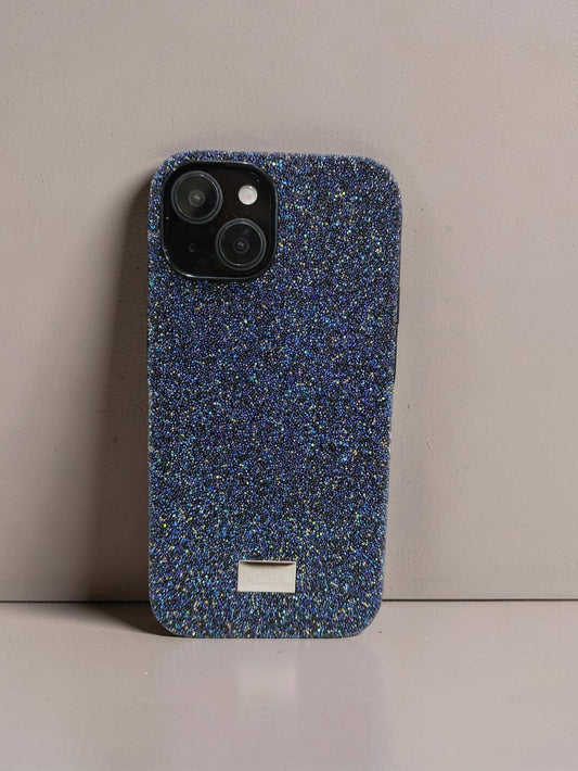 Compatible with IPhone 15 Luxury Purple Glitter Protective Case