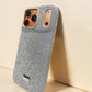 Compatible with IPhone 17 Pro Max Luxury Silver Glitter Protective Case