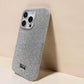 Compatible with IPhone 15 Pro Luxury Silver Glitter Protective Case