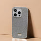 Compatible with IPhone 15 Pro Max Luxury Silver Glitter Protective Case