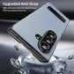 Compatible with Samsung Galaxy Z Fold 5 Kickstand PU Leather Case | BLUE