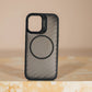 Compatible with IPhone 17 Shockproof Transparent Frosted PC Magnetic Magsafe Case | GREY